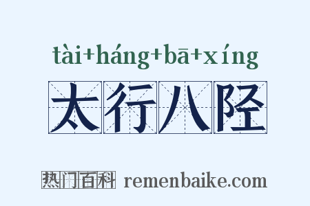 太行八陉是什么意思的图片